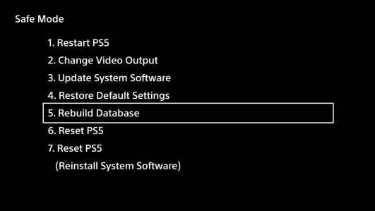 Come aggiornare PS5 in modalità Provvisoria