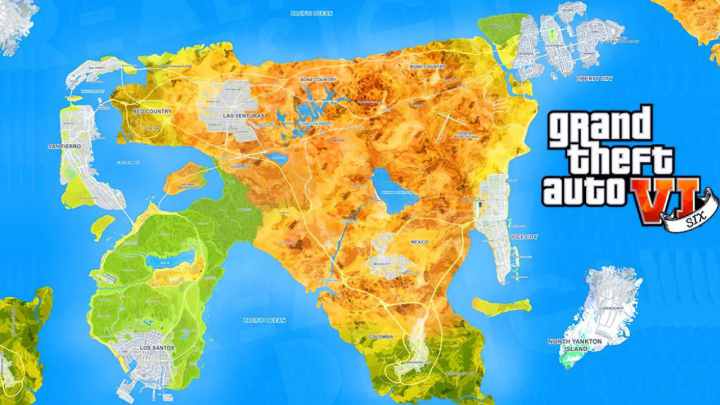 GTA 6 Mappa Ufficiale Completa. Segreti e Indizi  InfoDrones.It