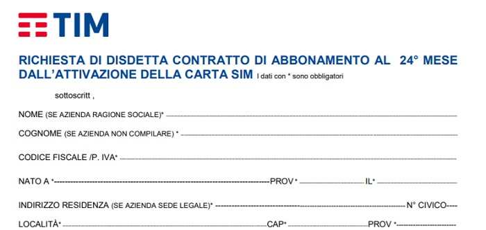 Come inviare documenti a Telecom Italia -2